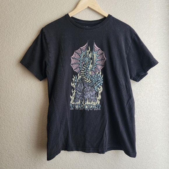 Volcom Black Dragon Boys Short Sleeve Tee Size XL - Picture 1 of 6